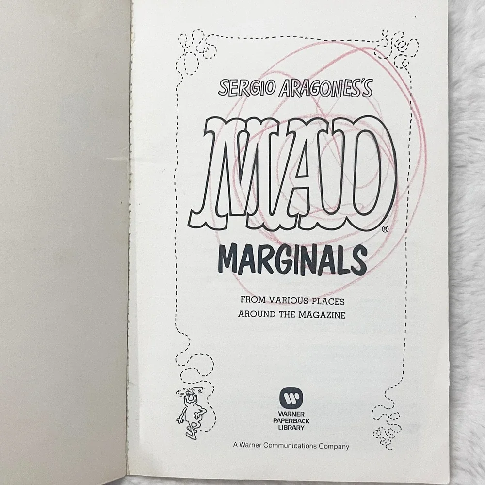 Sergio Aragones MAD Marginals Warner Paperback Library Drawn-Out Dramas Vintage